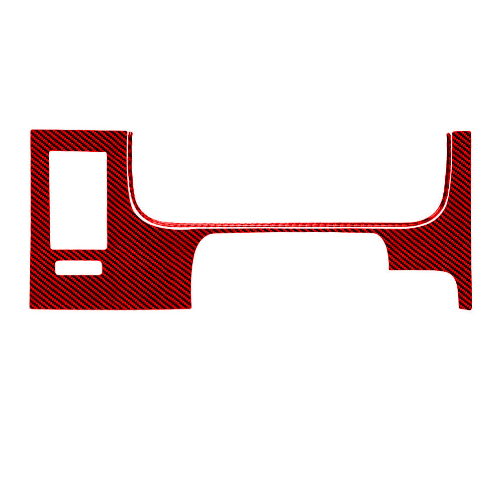 Red Carbon Fiber Rear Door Handle Trim for Land Rover Discovery Sport 2015-2019 v