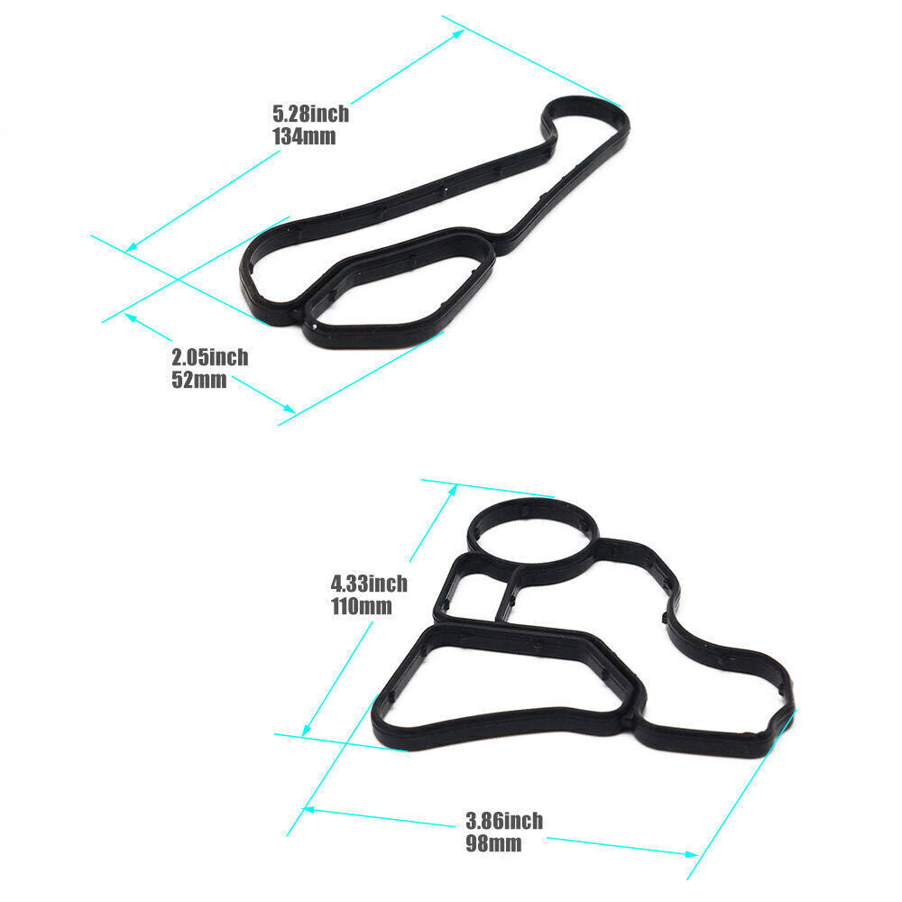 11428637820 11428637821 for BMW Engine Oil Filter Cooler Housing Gasket Seal Kit Q