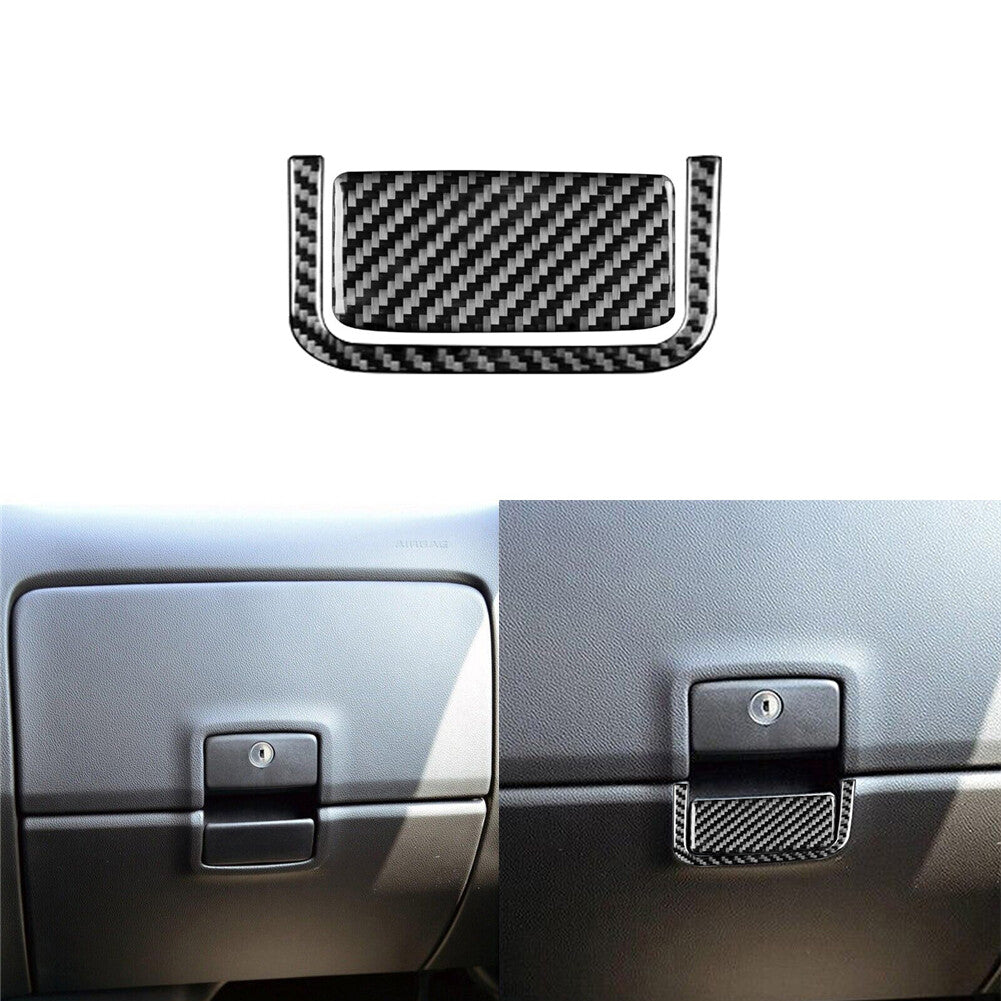 for Audi A4 B9 2017-19 Carbon Fiber Outer Door Handrail Panel Cover Trim Sticker v