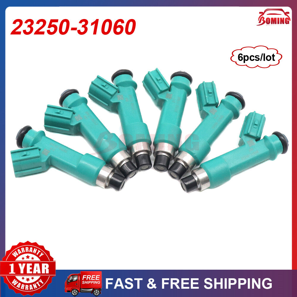 23250-31060 6X Fuel Injector for Toyota Tacoma Tsutsumi 4Runder FJ Cruiser