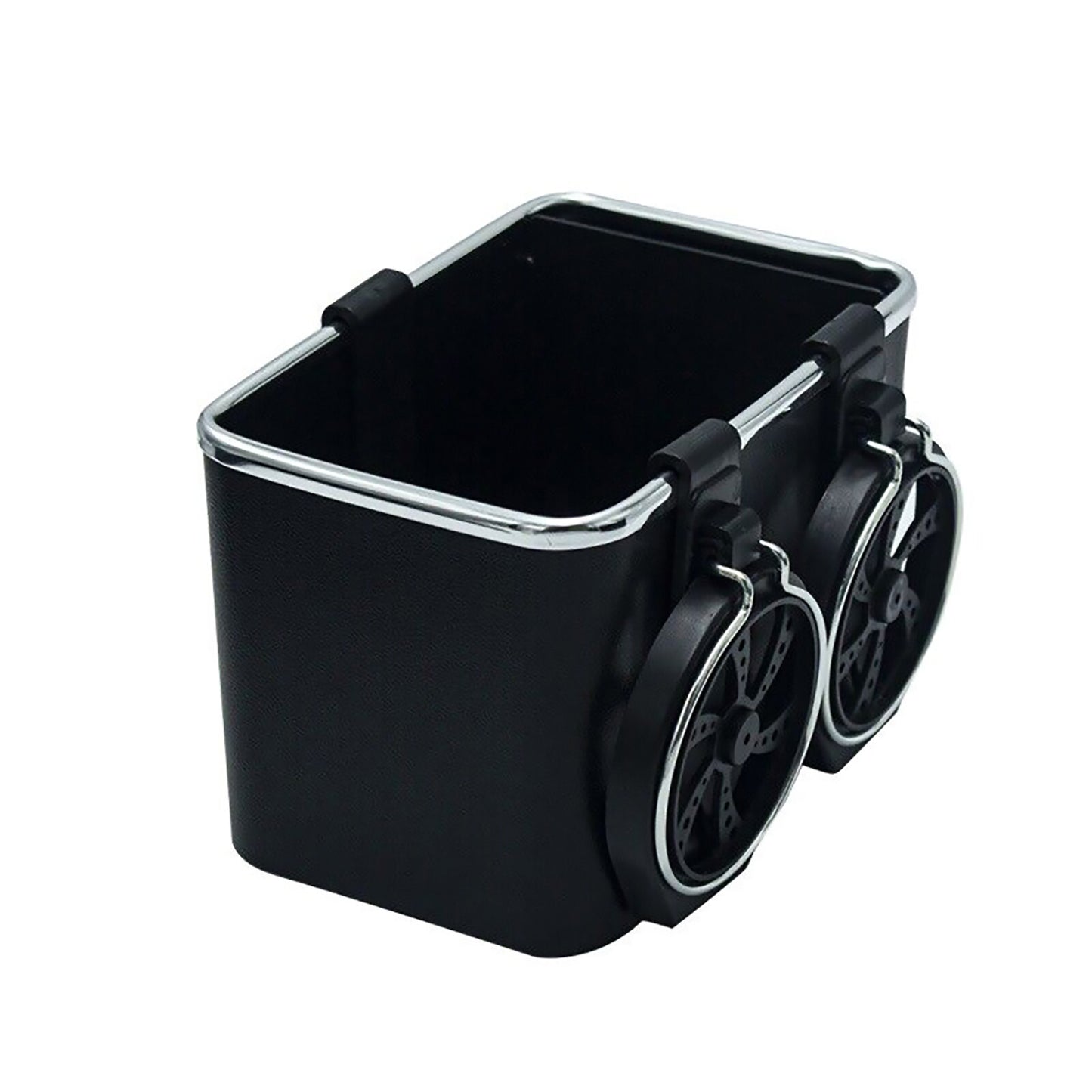 Multifunctional Car Armrest Storage Box Tissue Box With Water Cup Holder