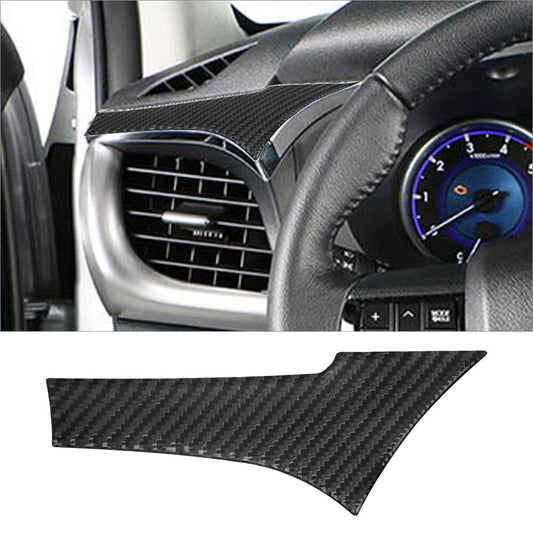 Carbon Fiber Interior Top Of Driver Side Air Vent Cover Trim for Toyota Hilux