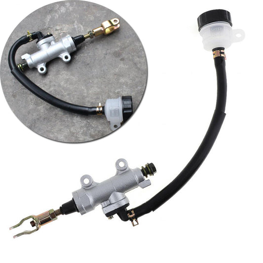 Rear brake master cylinder with fluid reservoir suitable for 125-150cc Dirt Quad all-terrain bicycles n