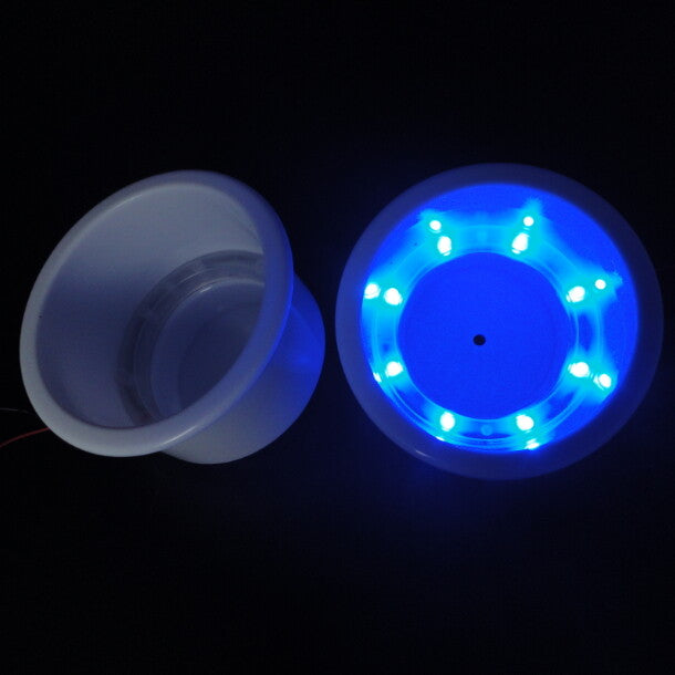 4-Piece Automatic Cup Holder with 8 LED Blue Lights Suitable for Boats, Cars, and Campers n
