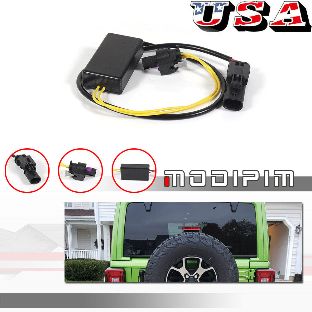 18 Inch Plug and Play Third Brake Light Extension Harness for 2018 - 2024 for Jeep for Wrangler JL- v