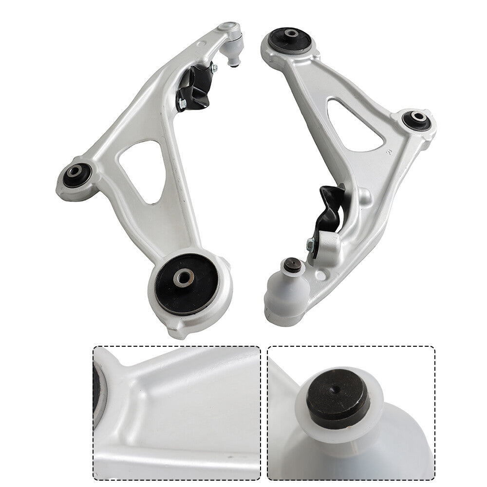 Two-piece front lower control arms are suitable for the 2013-19 Pathfinder and the 2014-22 for Infiniti QX60. n