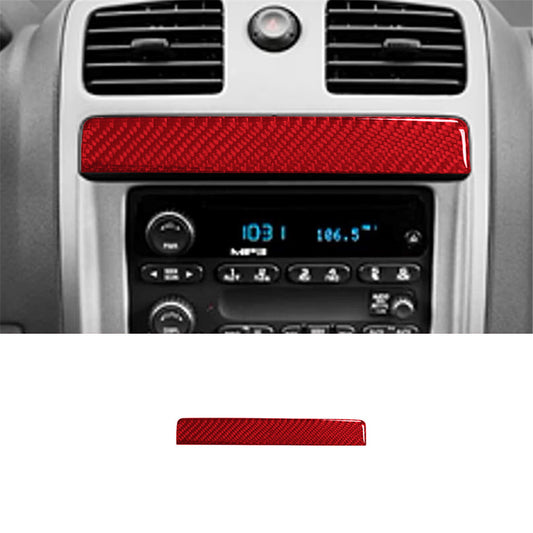 Red Carbon Fiber Rear Console Panel Trim for Land Rover Discovery Sport 2015-19 v