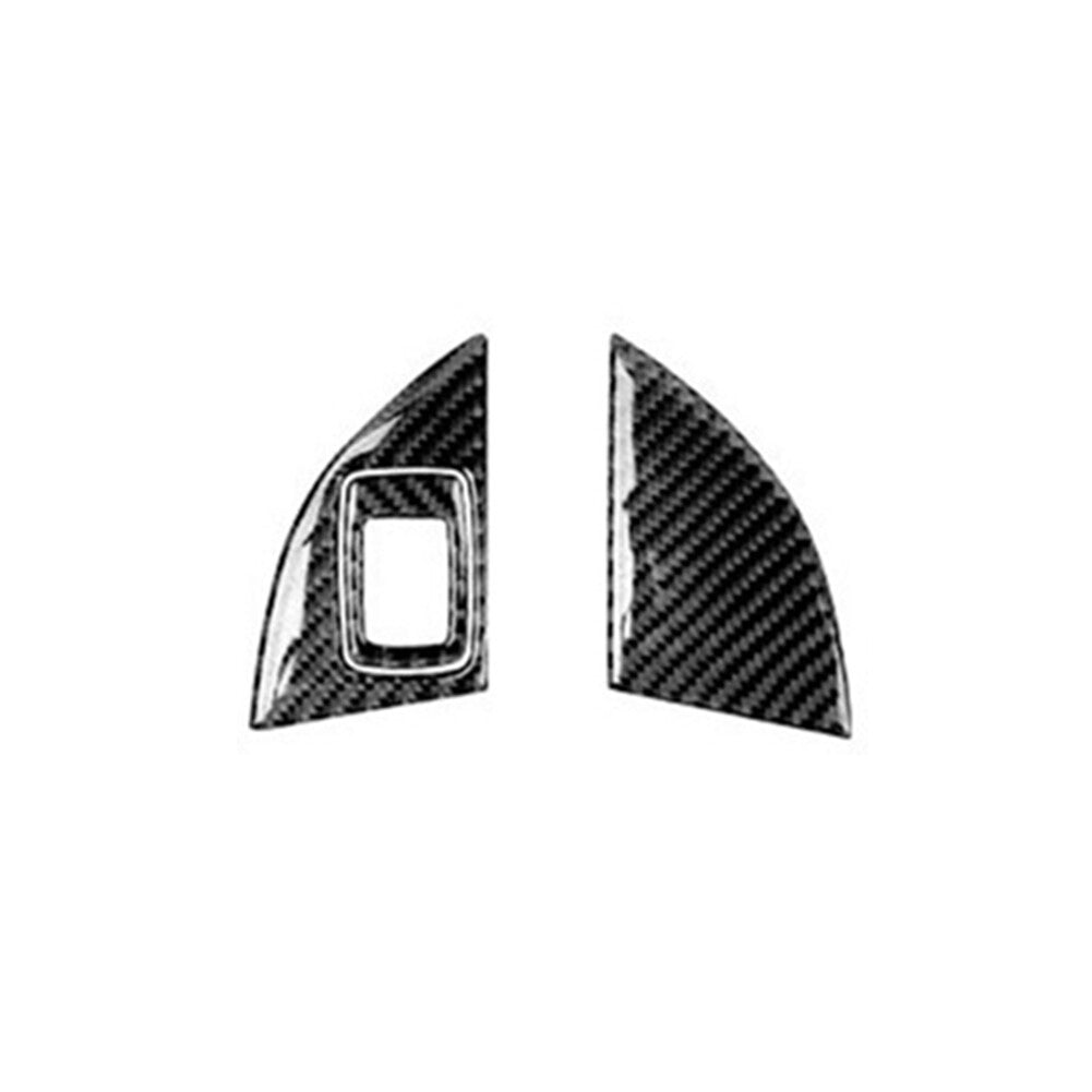Red Carbon Fiber Trunk Release Switch Cover Trim For W211 2003-09 v