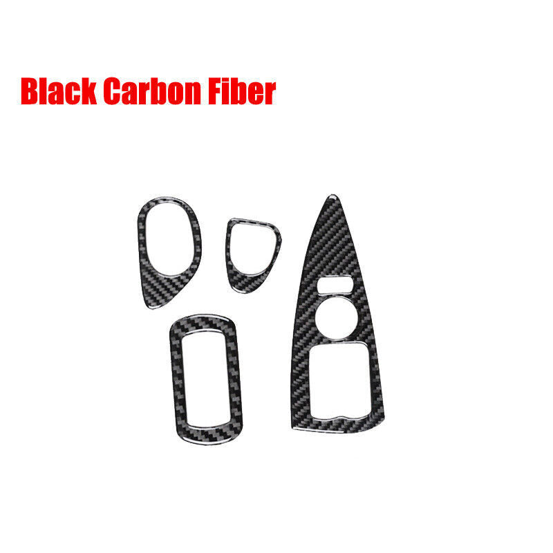 Carbon fiber window lift switch panel trim for Corvette C6 2005-13 n