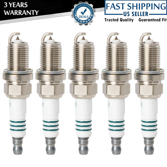Set of 5PCS IK20 Infrared Power Spark Plugs fit for MAZDA TOYO 5304 Q