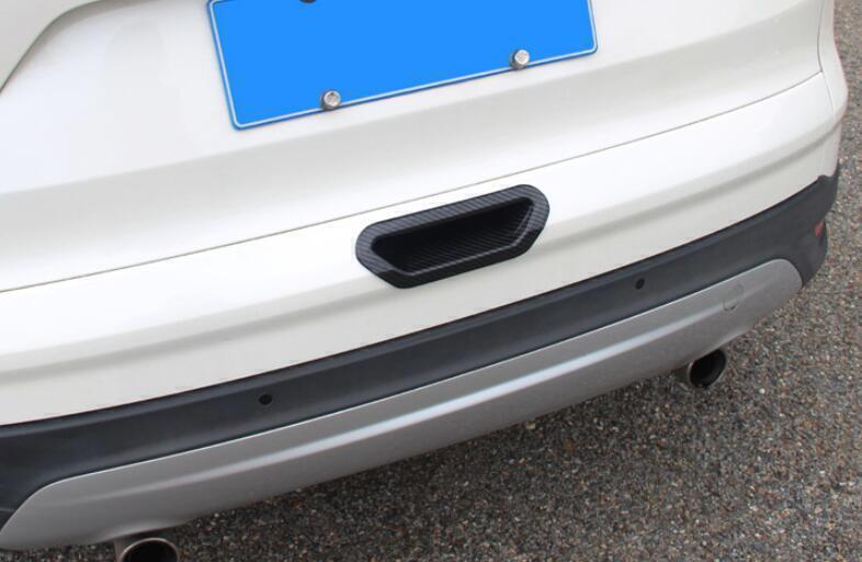1X Carbon Fiber Cover Trim Exterior Tailgate Door Bowl for Ford Escape 2013-2019