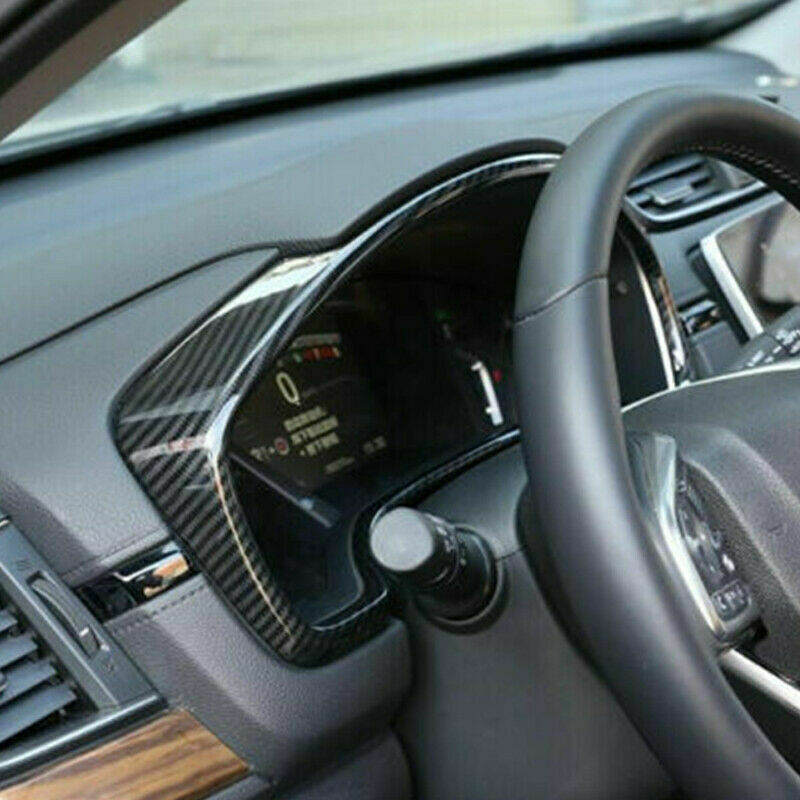 1P Carbon Fiber Style Console Dash Panel Frame Trim for Honda CR-V CRV 2017-2022