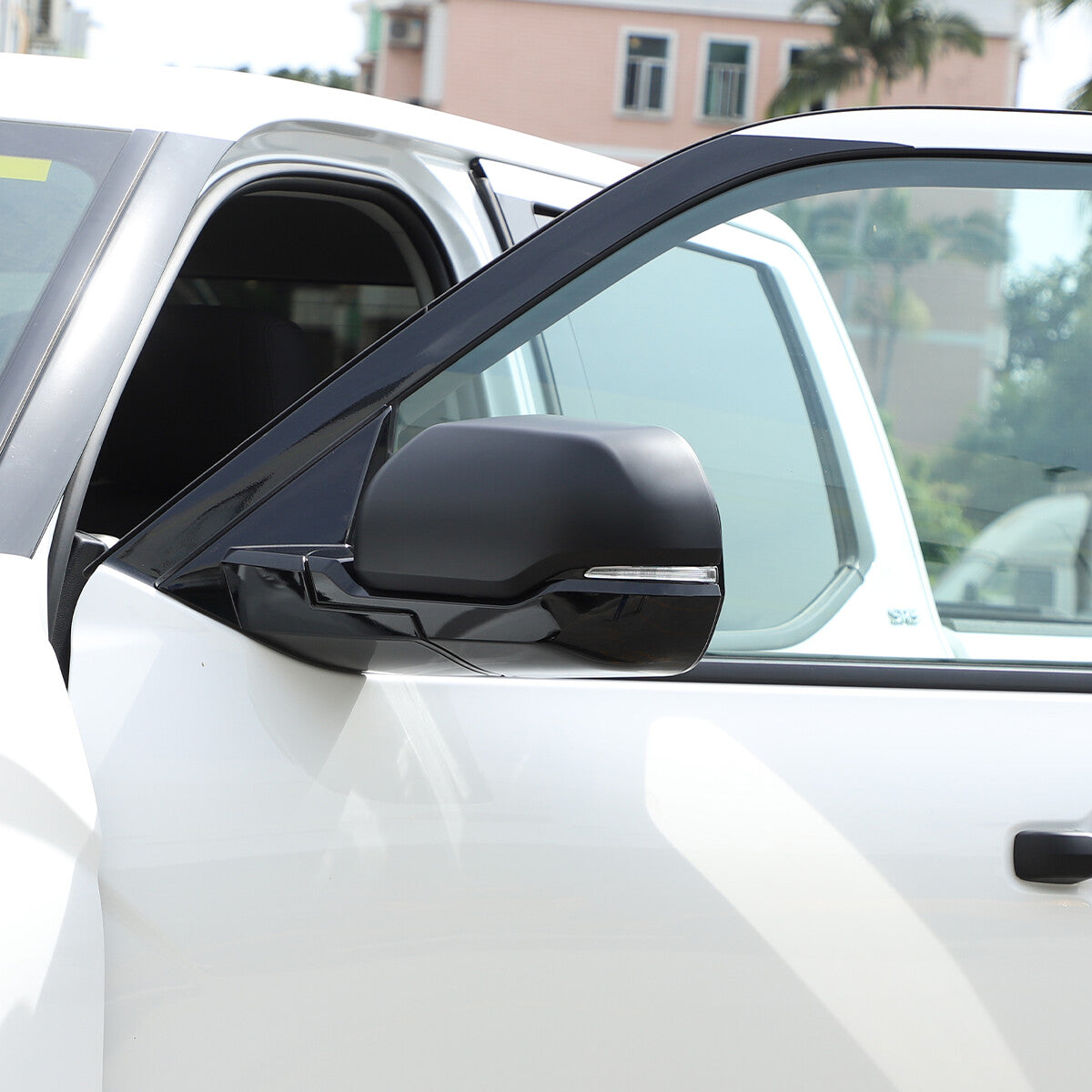 ABS Carbon Fiber Dashboard Side Vent Socket Cover Trim for Hummer H2 2003-07 - v