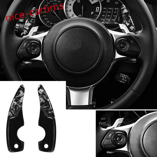 ABS/Forged Carbon Steering Wheel Paddle Shifter For Toyot@ 86GT for Subaru BRZ 2017+