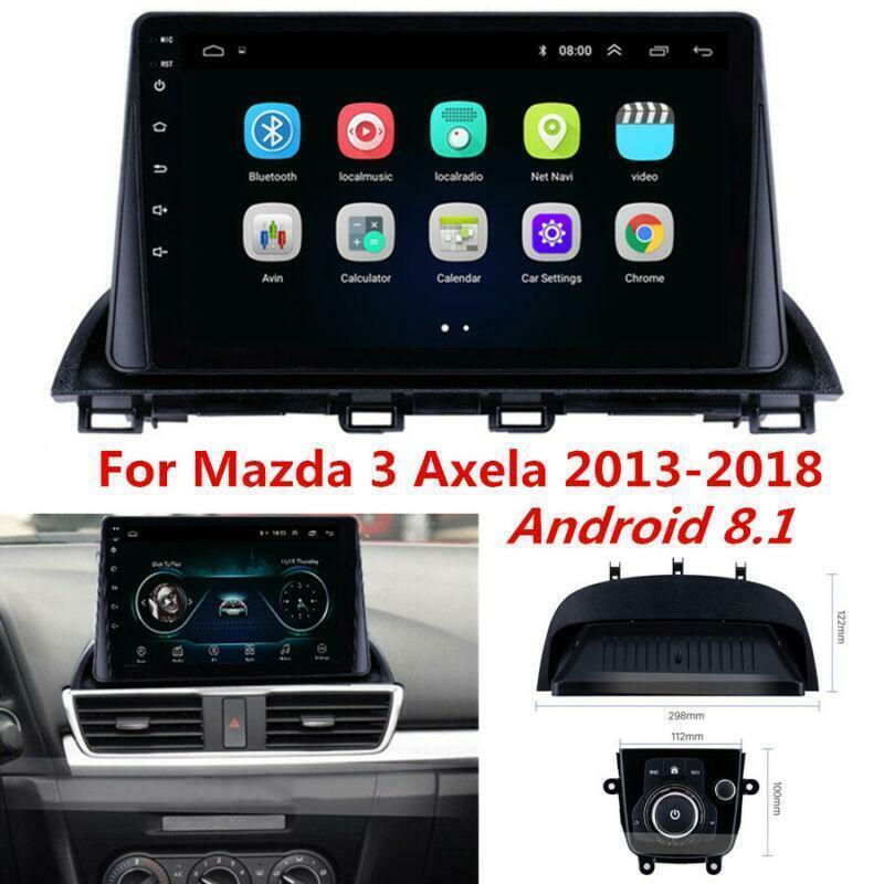 9 2Din Android 8.1 Car Radio Stereo GPS MP5 1GB+16GB 3G for Mazda 3 Axela 13-18