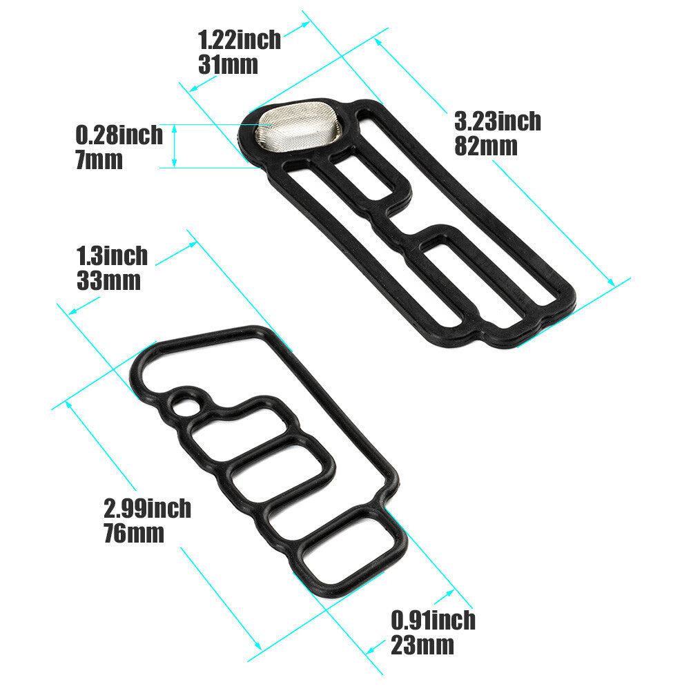 4 Sets Cylinder Head Solenoid Gasket VTEC For 08-16 for Honda Odyssey 15815R70A01
