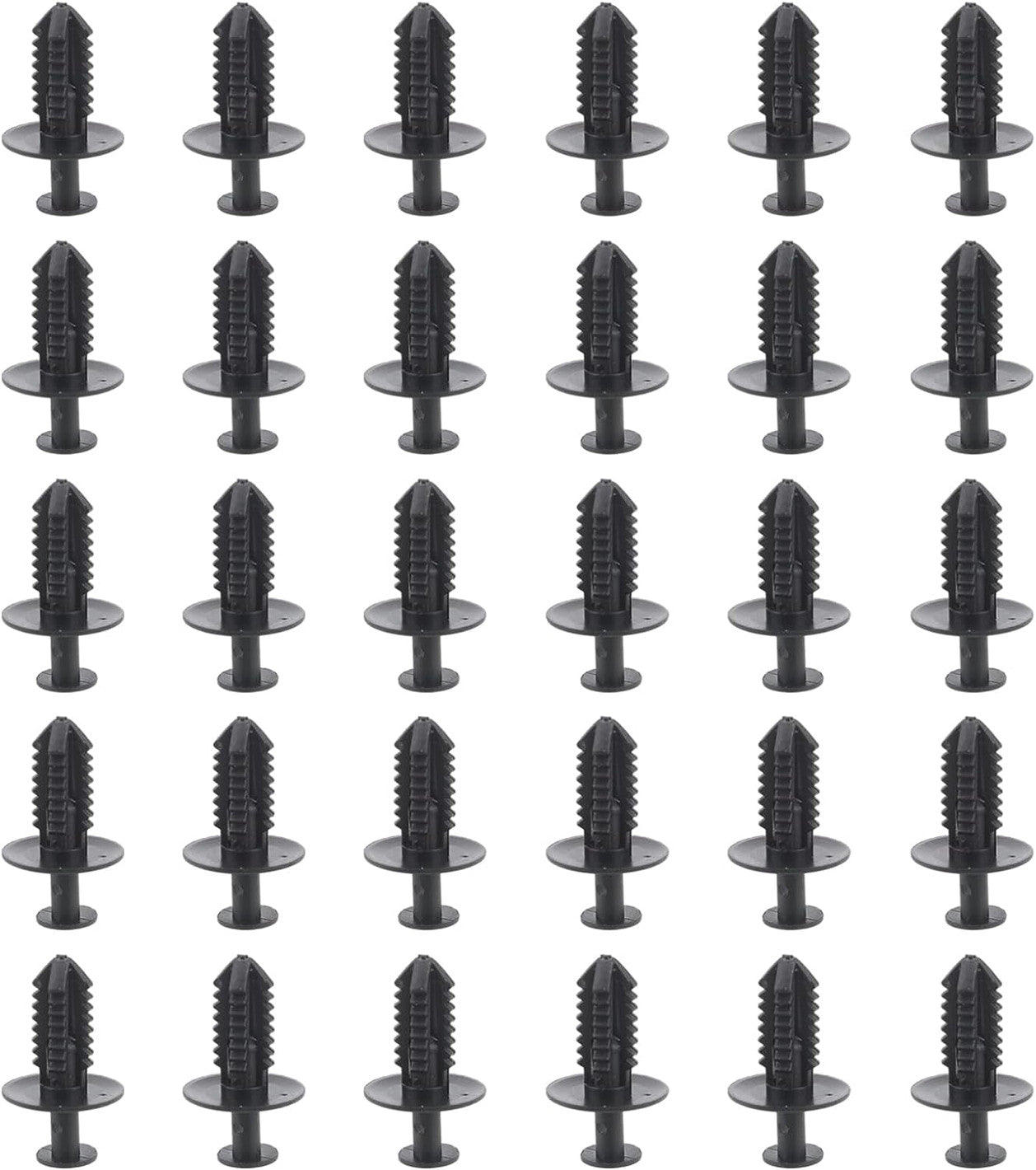 100-piece pack 1249900492 Mudguard Liner Rivet Push-Type Clip Fixer for Mercedes-Benz Q