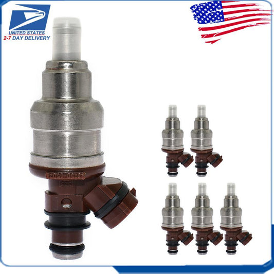 6x Fuel Injectors 23250-35040 for Toyota 4Runner Pickup 89-95 3VZE 3.0L V6