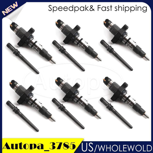 6X Fuel Injector for Dodge 2003-2004 2500/3500 for Ram 0986435503 0445120255