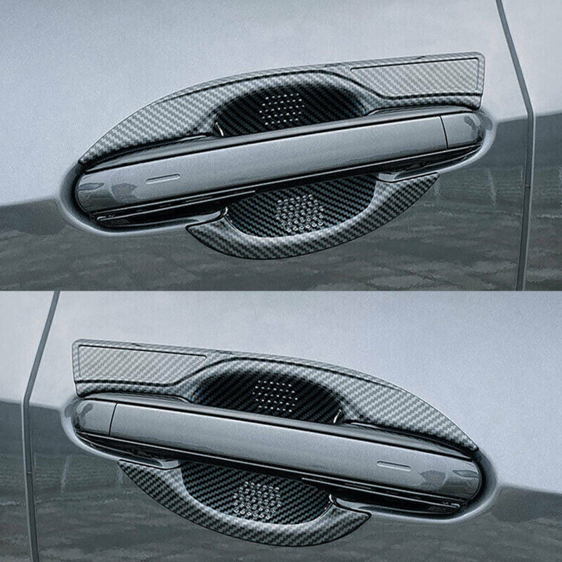 for Lexus NX250 350 450h 22-2024 Carbon Fiber Outer Door Handle Bowl Cover Trim