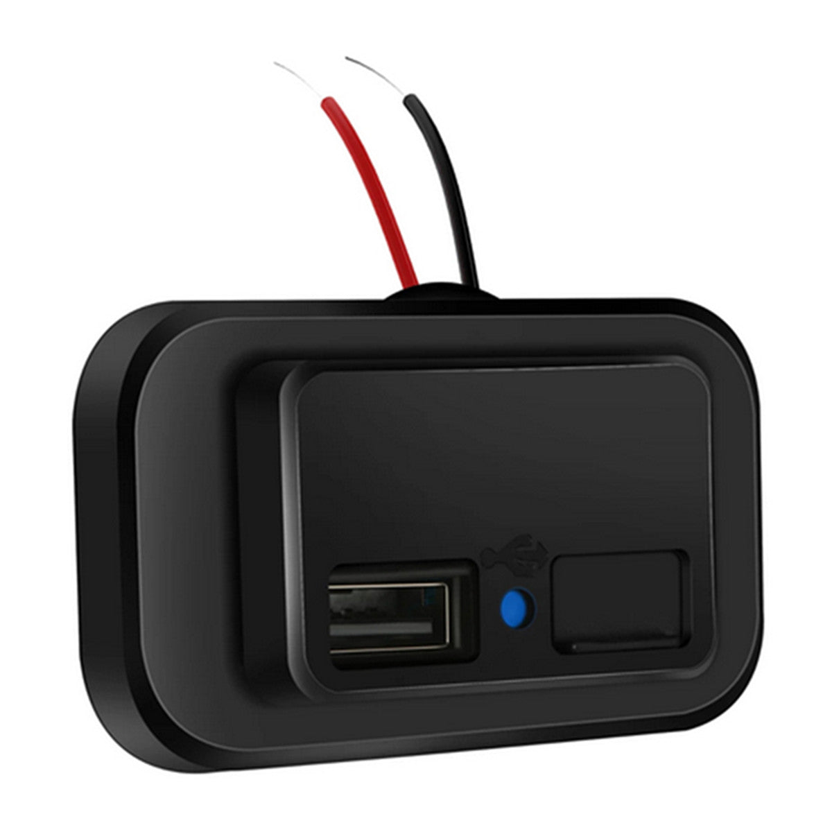 Car Dual USB Fast Chargering Socket Power Adapter Outlet LED Accessories