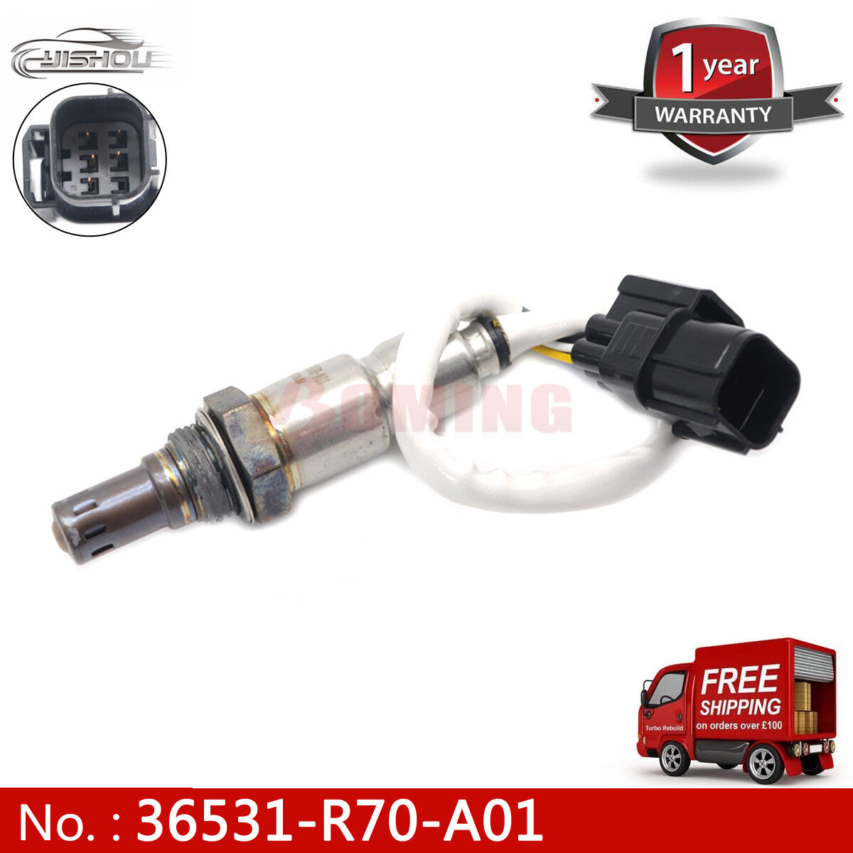 Upstream Oxygen (O2) Sensor 36531-R70-A01 is suitable for Honda Pilot Accord 3.5L (2010-2011).