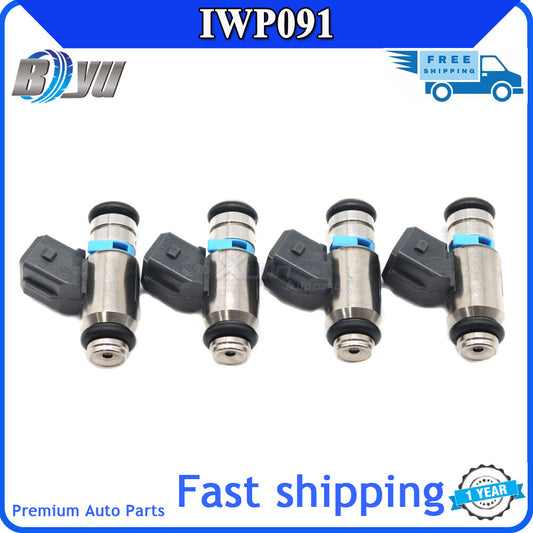 IWP091 4-piece fuel injector nozzle set for seats, for Skoda Polo, Lupo Gti, Fabia, and for Golf 1.6L. v