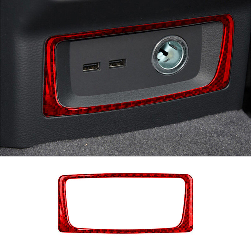 Red Carbon Fiber Side Air Vent Outlet Cover Trim For / 996 98-04 v