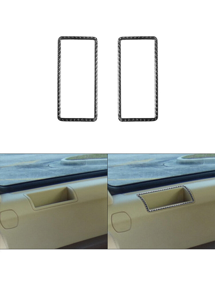 3Pcs Red Carbon Fiber Steering Wheel Accent Cover Trim for ACURA TL 2009-2014 v