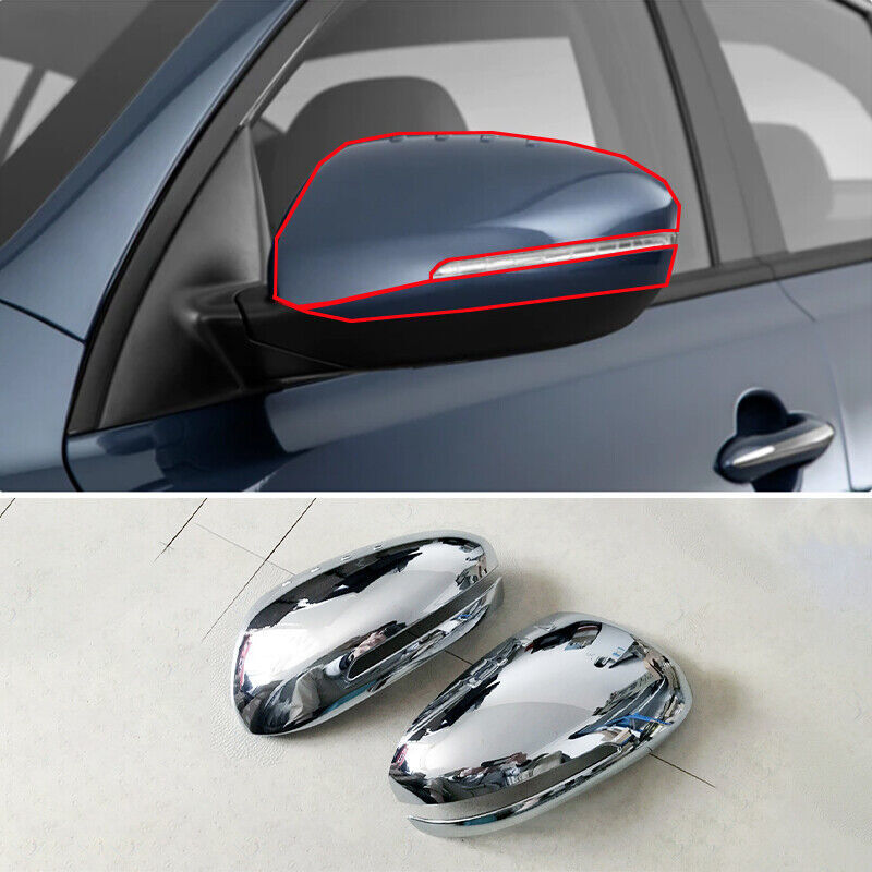 For 2011-2015 for Kia Optima K5 Chrome ABS Side Door Rear View Mirror Cover Trims