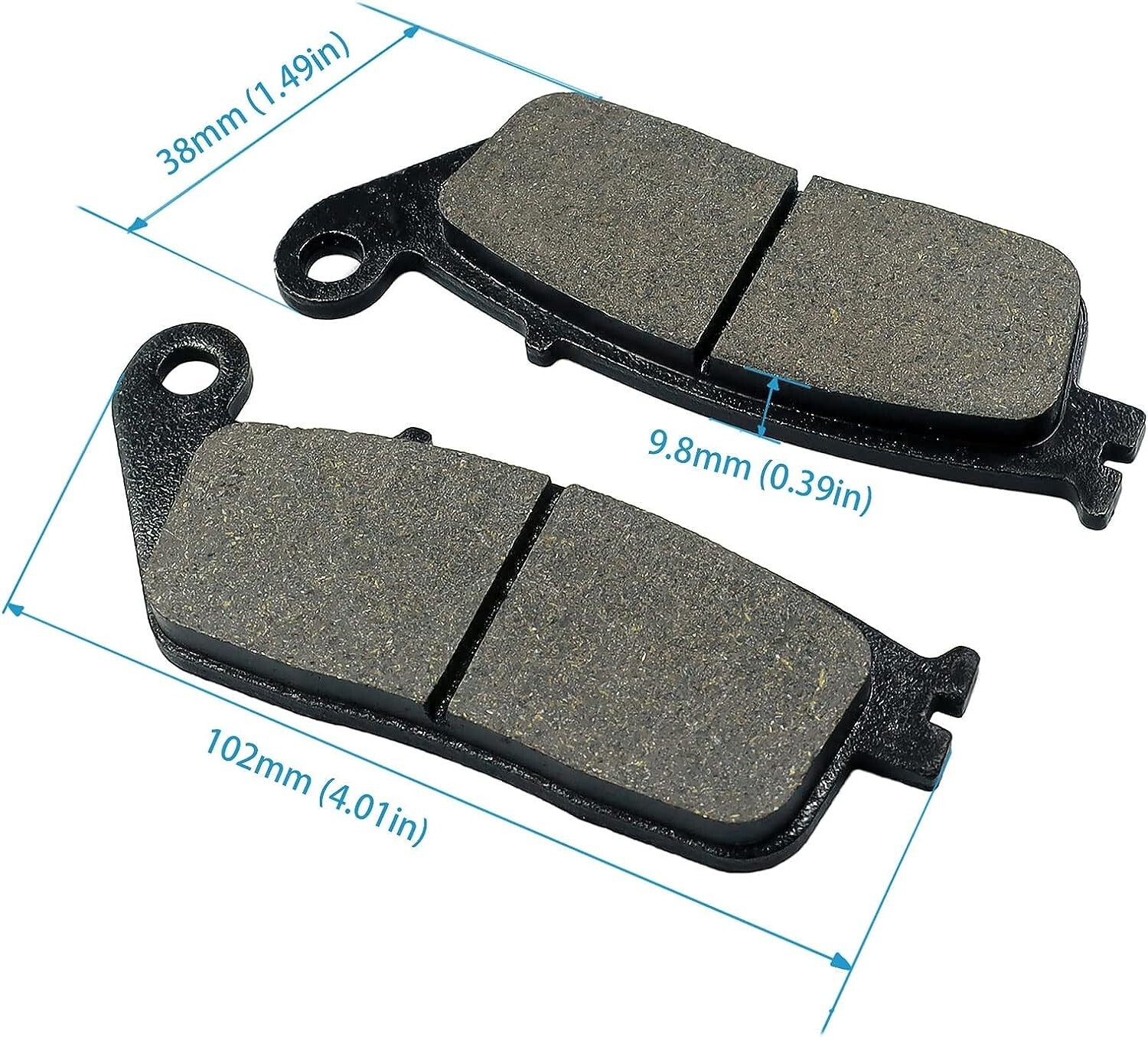 Brake Pads Front Rear for Honda VT1100 C2/C3 VTX 1300 S Retro/C/R/T