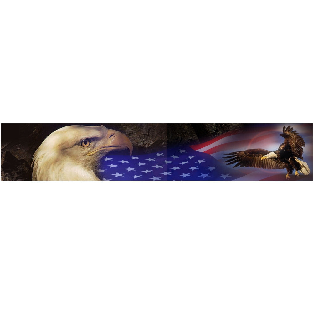 DIY Car Front Windshield Sunshade Decal Window American Flag Sticker Waterproof