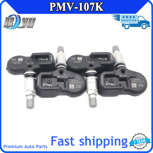 4-pack TPMS tire pressure sensors suitable for 05-12 for Lexus PMV-107K 42607-50010 42607-50011 - v