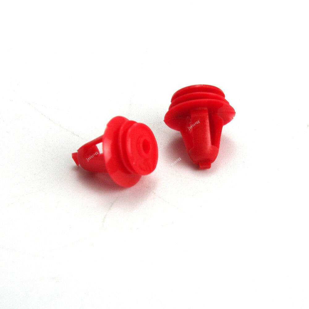 Set of 50 Replacement Red Nylon Door Panel Clips Fits for Nissan 80999-VE000