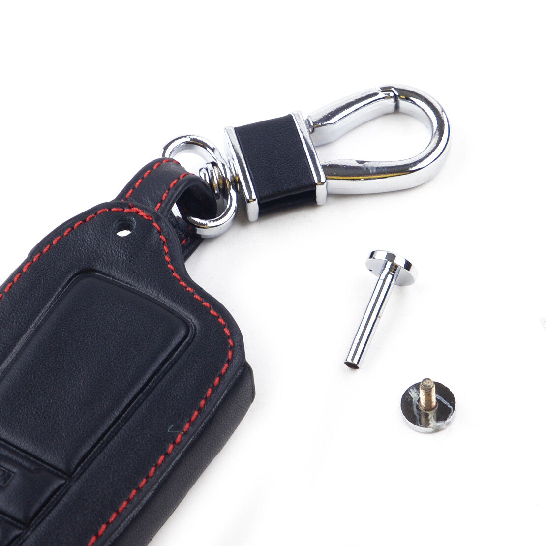 Leather Remote Key for Smart Key Case Cover Keychain Fit for Toyota C-HR 2017-2018 Q