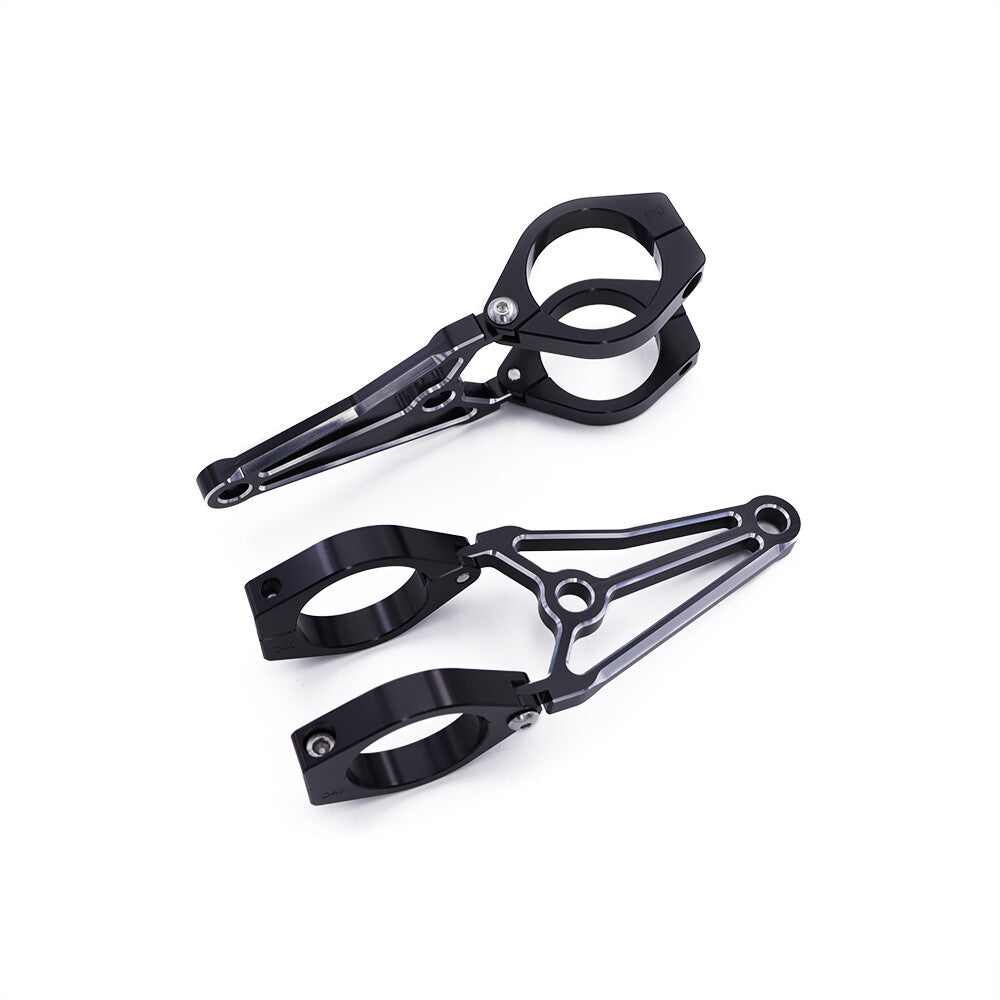 Black CNC Headlight Mount Bracket Fork Clamp 39mm 41mm 51mm 54mm 57mm for Honda Q