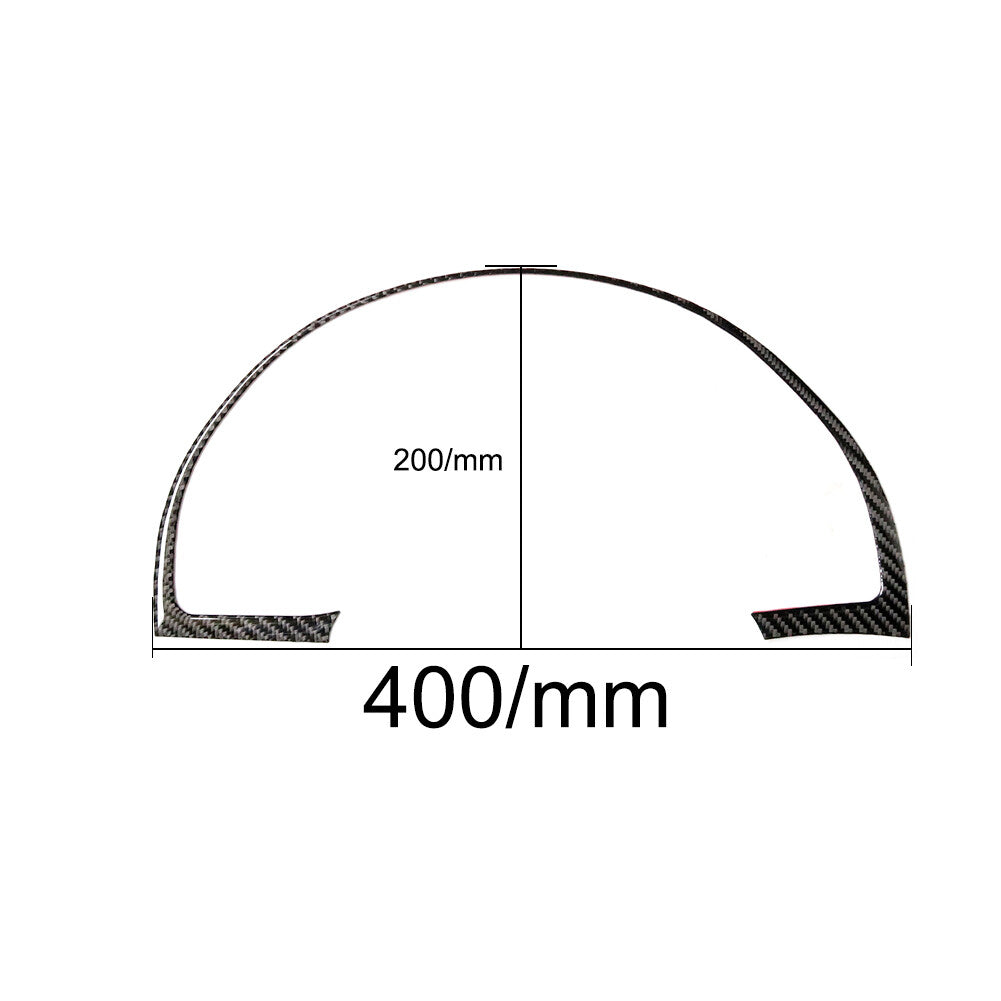 2PCS Carbon Fiber Interior Overhead Light Control Cover Trim For FX4 v