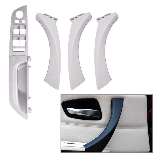 Interior Door Pull Handle Panel Trim Cover Fit for BMW 3 E90 E92 2005-2012 Gray