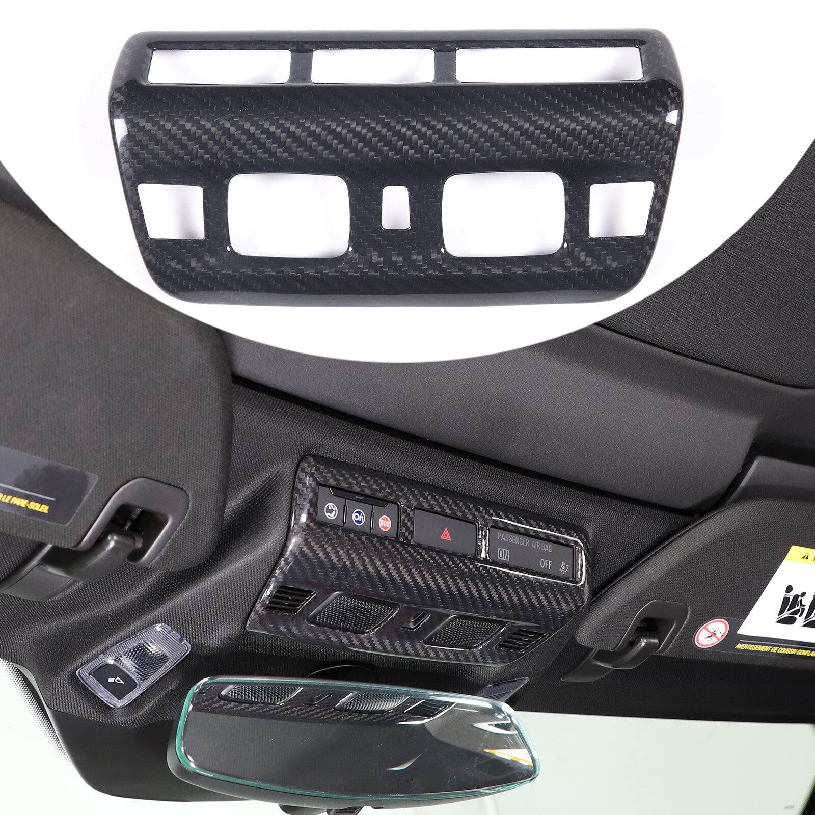 Left for Cadillac SRX 2010-2016 Car Front Mirror Corner Triangle Shaping Fender- v