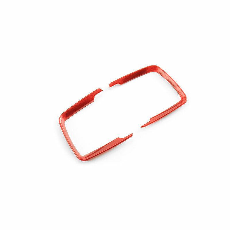 Function Control Button Frame Trim 2PCS for BMW 3 4 Series GT 2013-2019 ABS Red