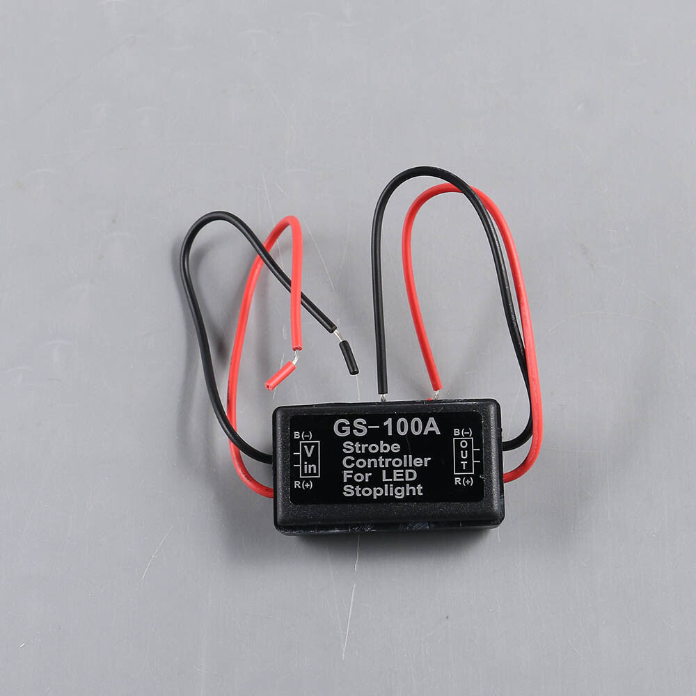 2Pc Flash Strobe Controller Box Flasher Module For Car LED Brake Lamp Stop Light Q