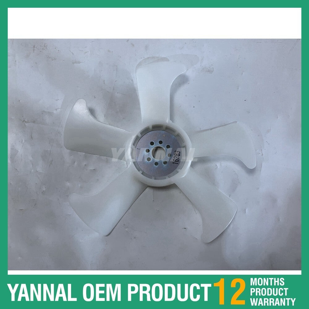 Fan blades 16283-74110 D1105-T/D1305/D1103 are suitable for Jubo engine Spatt parts.