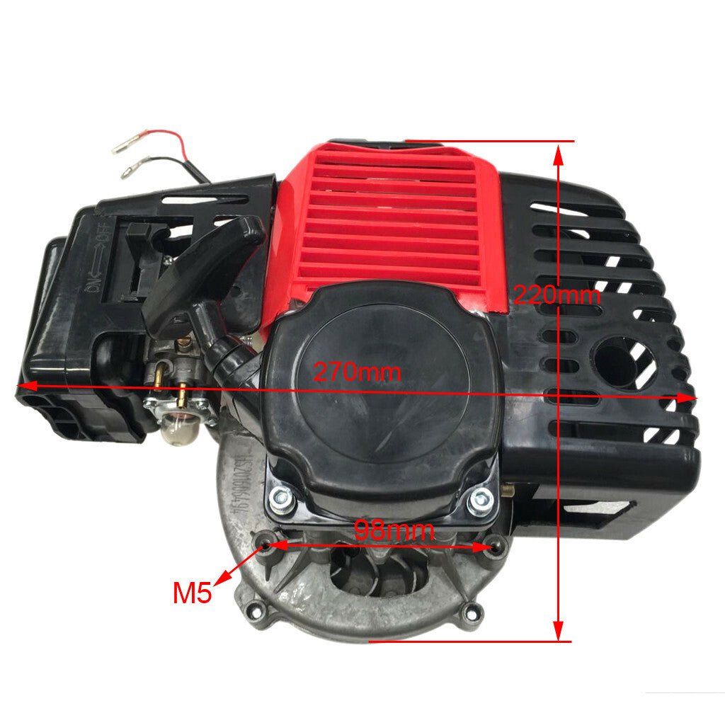 50cc 49cc 2 Stroke Engine Motor Scooter for Mini ATV Chopper Go Kart Pocket Bike