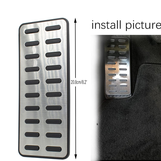 for Hyundai for KIA Foot Rest Pedal 304 SS Footrest Stainless Car Non-slip Q