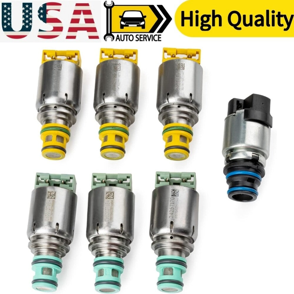 TRANSPEED 7x 6T40E 6T45E 6T30E Transmission Solenoid Kit for BUICK for Chevy for Cruze