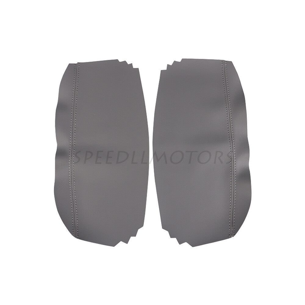 Fits 2005-2010 for Acura RL Synthetic Leather Console Lid Armrest Cover Taupe Gray Q