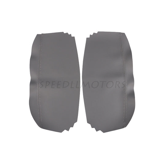 Fits 2005-2010 for Acura RL Synthetic Leather Console Lid Armrest Cover Taupe Gray Q