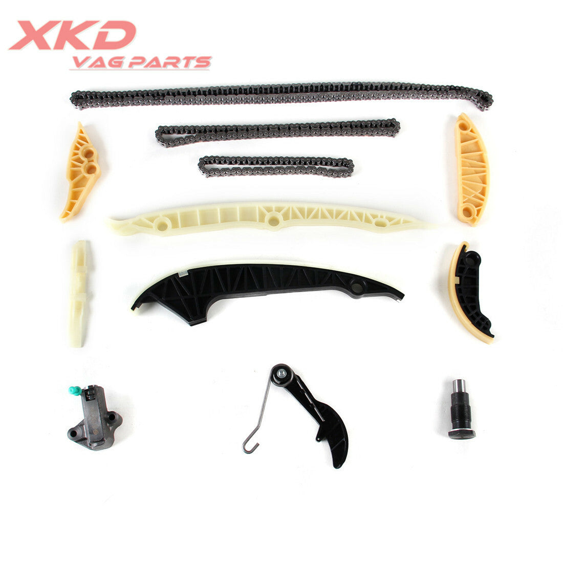 1.8T 2.0T 12* Timing Chain Tensioner Kit Fit for VW for Golf for Audi for A4 for A5 CJEB CNCD Q
