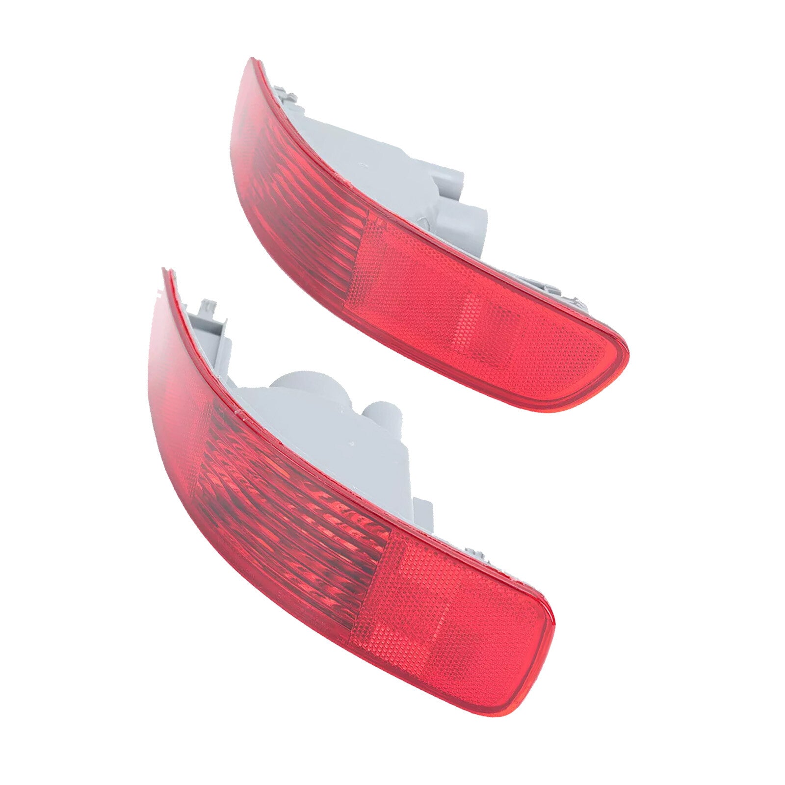 For Mitsubish Outlander 2007-2012 2pcs Rear Bumper Reflector Light Tail Fog Lamp