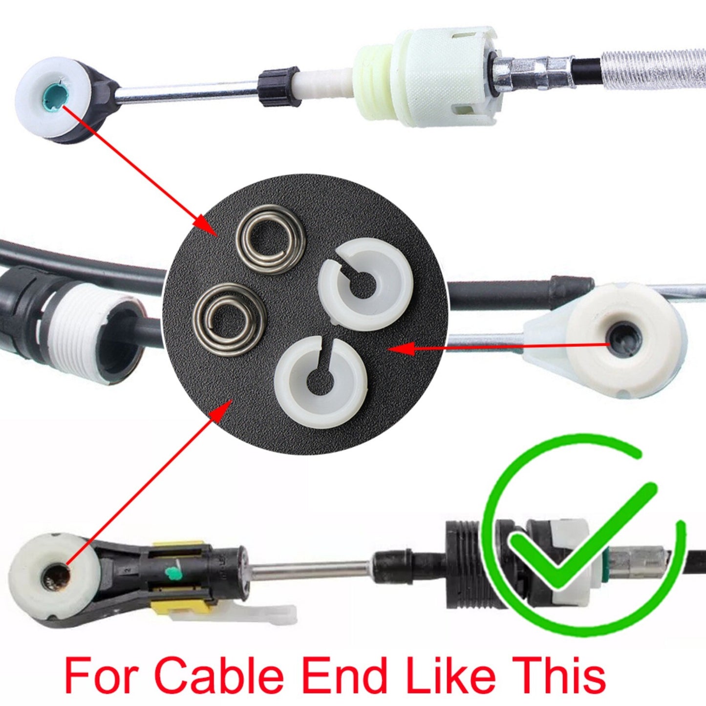 Gear Linkage End Repair Kit for Ford Transit MK7 2.2 2.4 TDCI Shifting Issue Fix